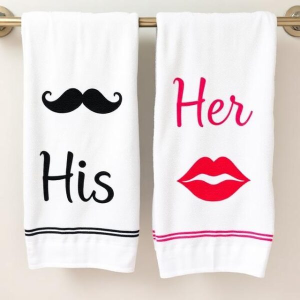 His and Her Towel Set