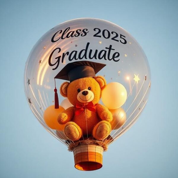 Personalised Graduation Hot Air Balloon
