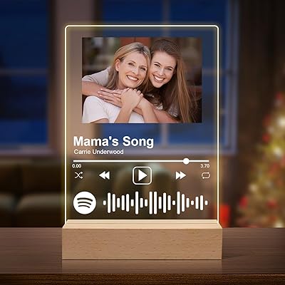 Photo and Music Plaque Gift