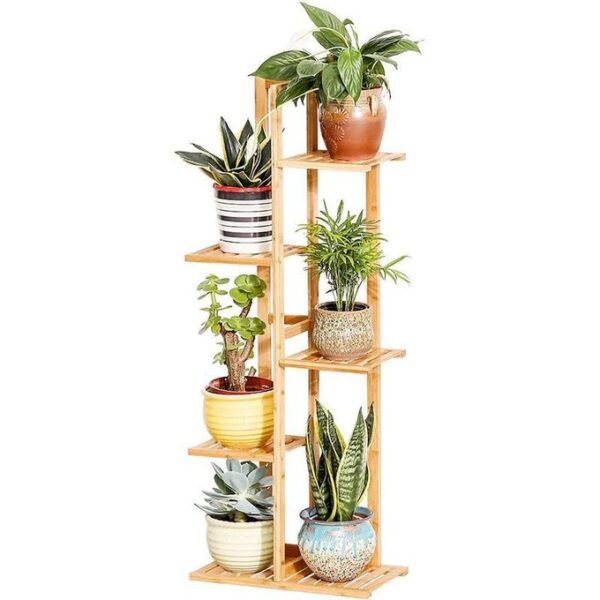 Bamboo Potted Plant Stand