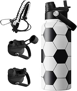 Football Themed Thermos Flask
