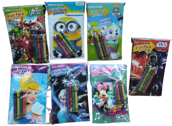 Activity Book with Crayons